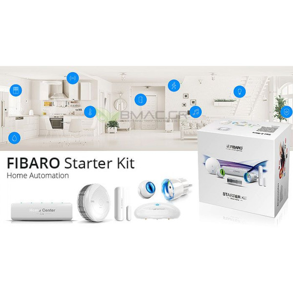 Pack de démarrage domotique Z-Wave+ Starter kit - Fibaro - Domotique et ...