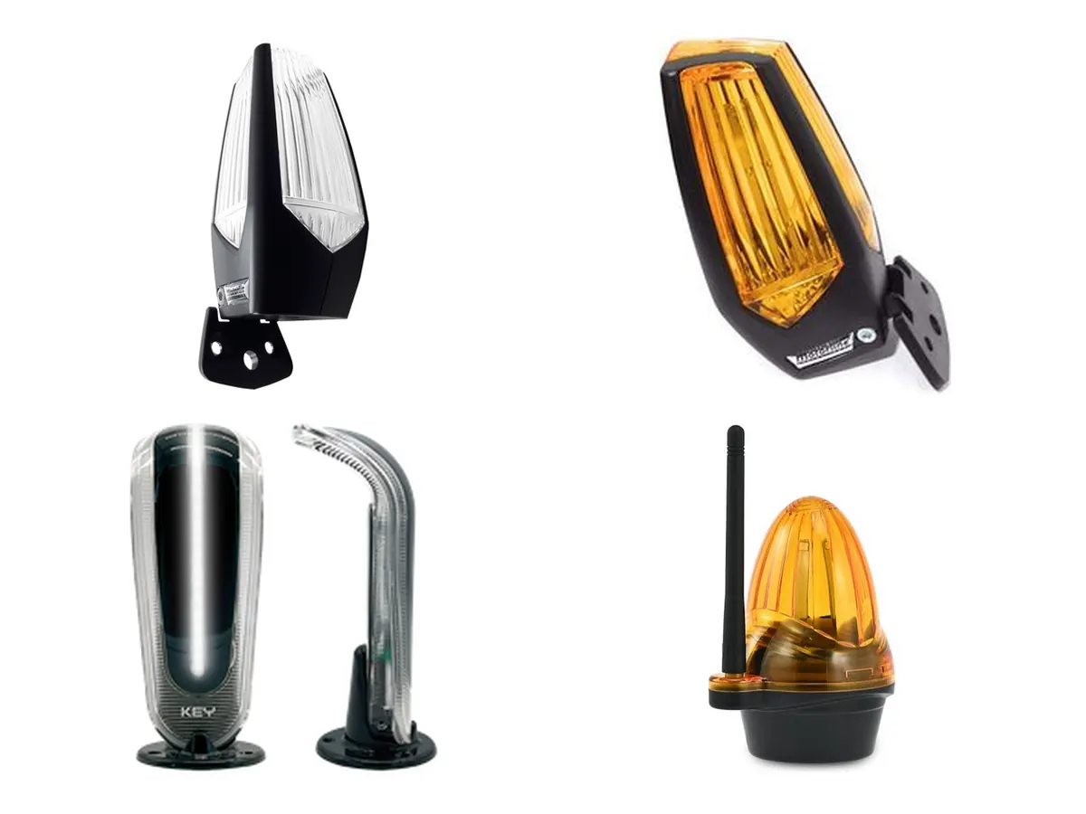 Feux clignotants de portail