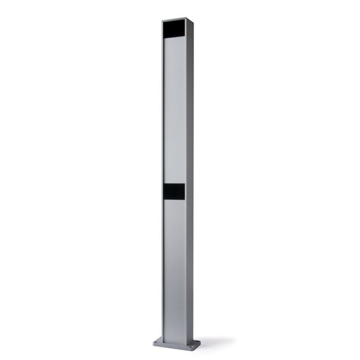 [10955] Colonne Alu 100cm (x1), avec 2 Logements Photocellules Medium & Large NICE - PPH2