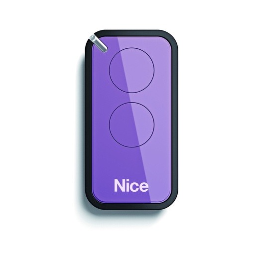 [1115] TELECOMMANDE 02 CANAUX NICE INTI2L LILAS