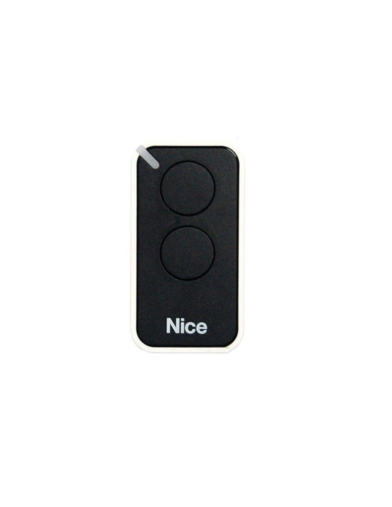 TELECOMMANDE 02 CANAUX NICE INTI2 NOIRE