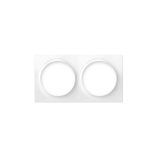 [11173] PLAQUE FIBARO DOUBLE BLANC P/ WALLI