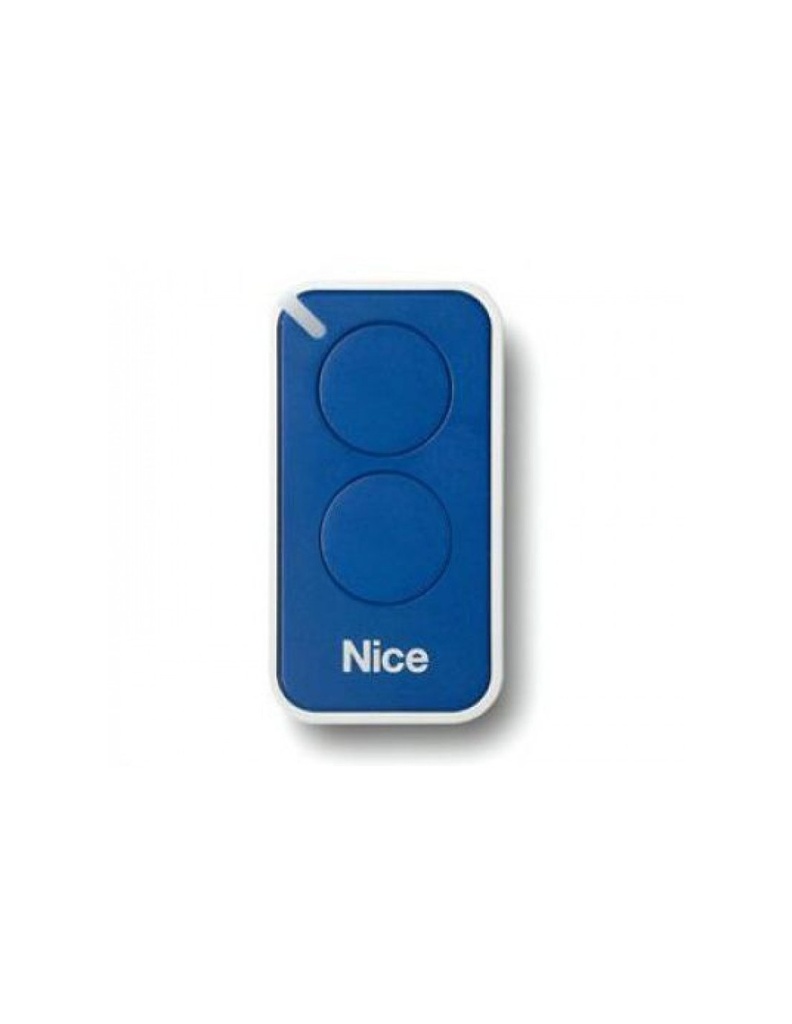 TELECOMMANDE 02 CANAUX NICE INTI2B BLEUE