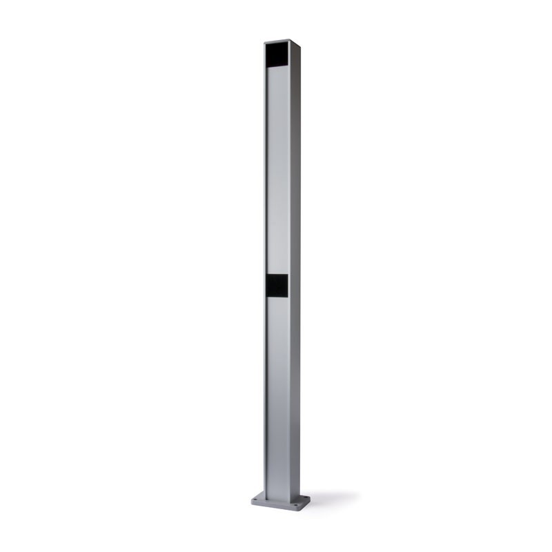 Colonne Alu 100cm (x1), avec 2 Logements Photocellules Mediums NICE - PPH4