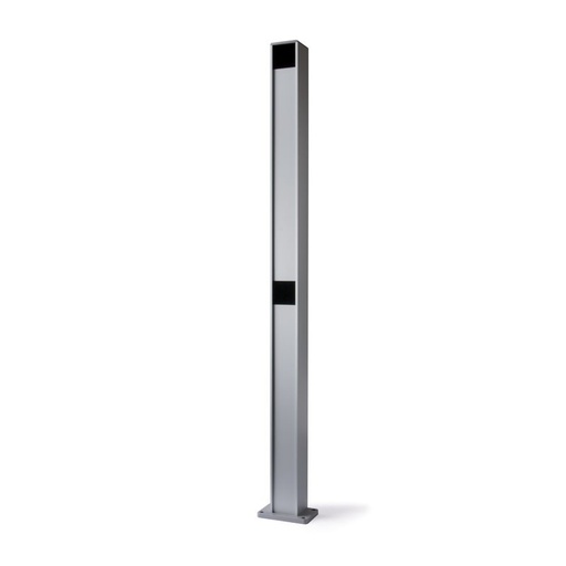 [1228] Colonne Alu 100cm (x1), avec 2 Logements Photocellules Mediums NICE - PPH4