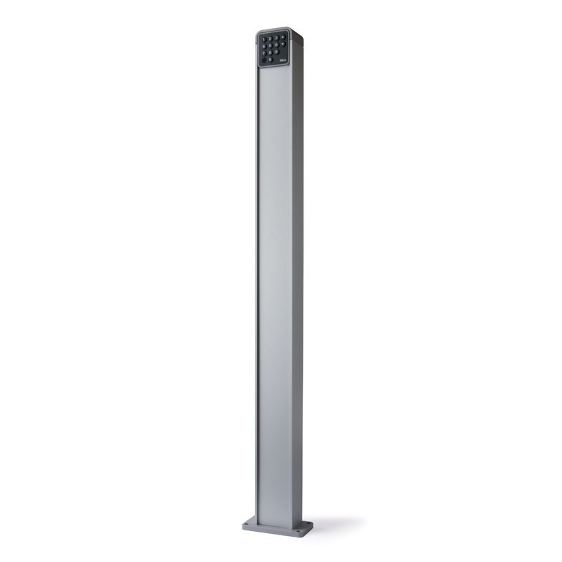 Colonne Alu 110cm (x1), avec 1 Logement Digicode, NICE - PPK