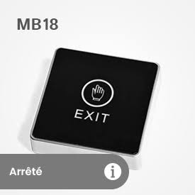 [11069] BOUTON POUSSOIR MTL EN SAILLIE - MB18