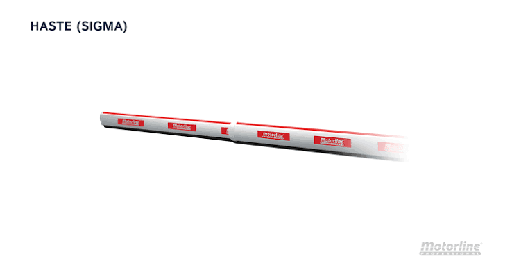 [11673] Lisse Aluminium de 6m + Leds, P/ Sigma X6, MTL - SIG75HT-6