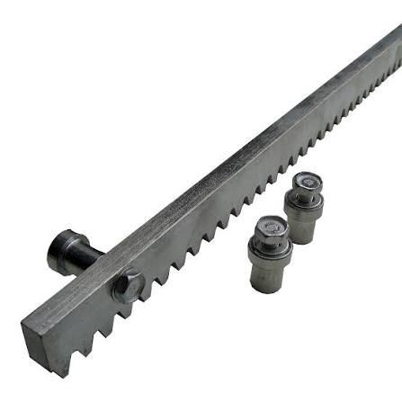 [1232] Crémaillère 30x12, en Acier Zingué, 1Ml + Entretoises, MTL - CRM4