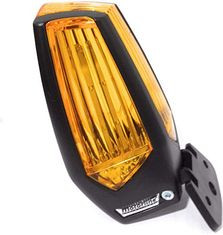 [1233] LAMPE CLIGNOTANTE MTL 230V & 24V ORANGE - MP205