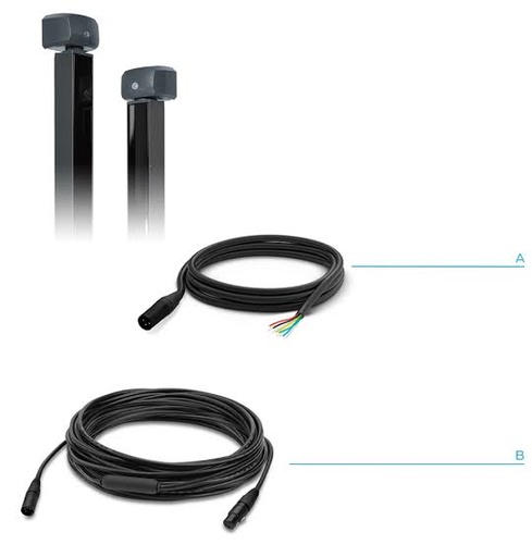 [12697] Câble Rallonge P/Photocellules MF2020 (10m), MTL - 