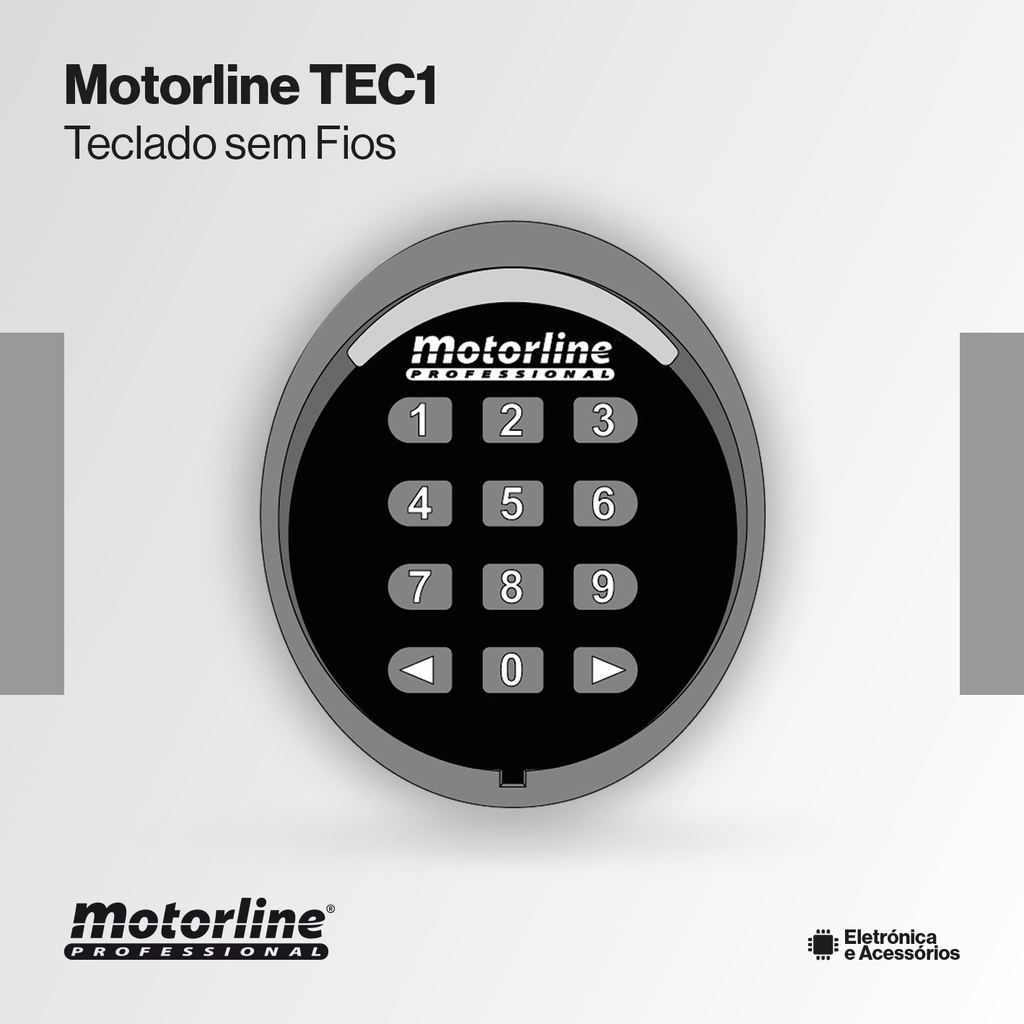 CLAVIER A CODES MTL RADIO P/ 2 PORTES - TEC1A
