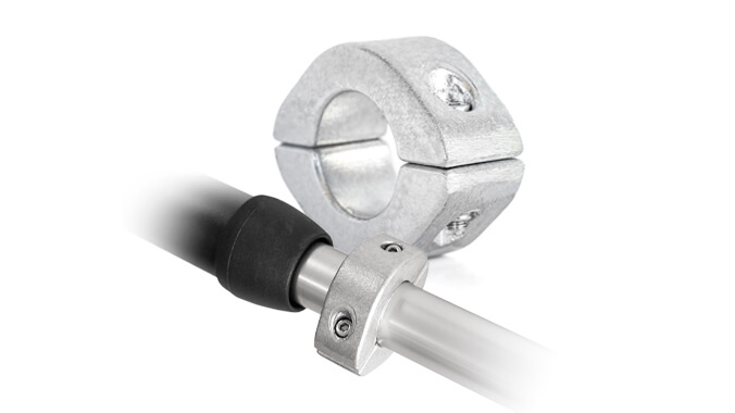 BUTÉE OVALE P/ LINCE MTL, en ALUMINIUM ( X1 ) - LISTOP