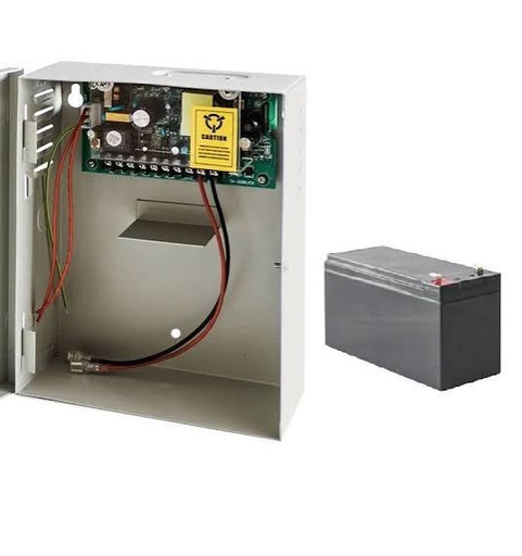 [1632] ALIMENTATION 12V/5Ah + BOITIER, MTL - FAC5A