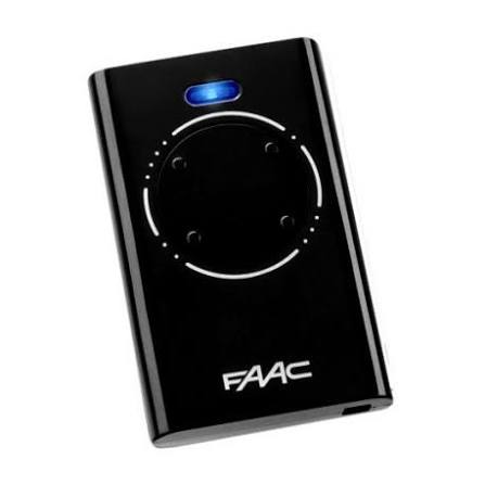TELECOMMANDE 04 CANAUX FAAC NOIRE XT4 868 MHZ SLH
