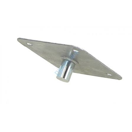 [1044] PLAQUE SUPPORT MOTEUR Ø59 CARRÉE 100x100mm - SOLID 