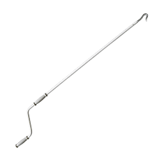 MANIVELLE SOLID COUDÉE A CROCHET P/MOTEUR Ø92 - DS38C