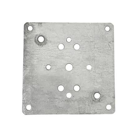 [10984] PLAQUE SUPPORT MOTEUR Ø45 CARRÉE 100x100mm - SOLID