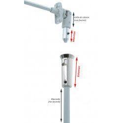 MANIVELLE SOLID OSCILLANTE & DECROCHABLE - DS387