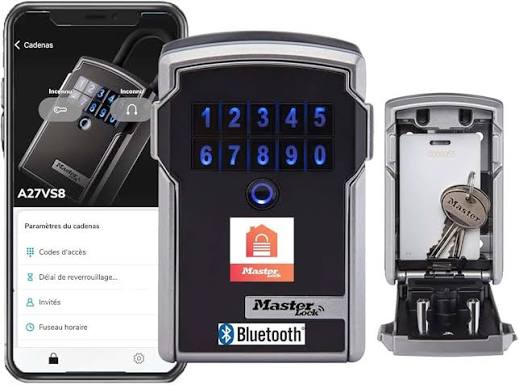 BOITIER À CLEFS SECURISÉ MASTER LOCK BLUETOOTH