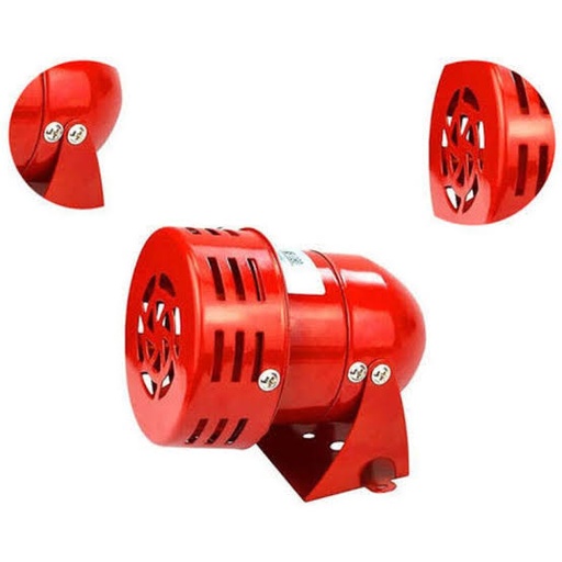 [12121] SIRENE EXTERIEURE 120DB - 220V ROUGE
