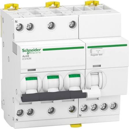 DISJONCTEUR DIFFÉRENTIEL, 3P+N, 40A, 30MA HI - P/BORNE TRI