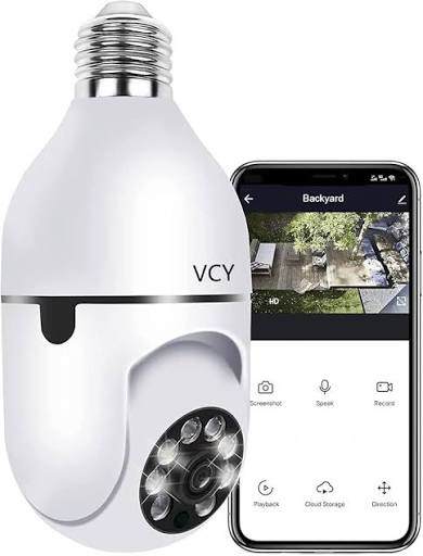 CAMERA AMPOULE, WIFI, 2MP, EXTÉRIEUR - GUARDCAM