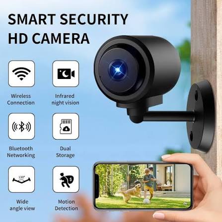 [12438] CAMERA SPY INTERIEURE/EXTÉRIEURE, S/FIL WIFI, MINI, 1080P - BSLVWG