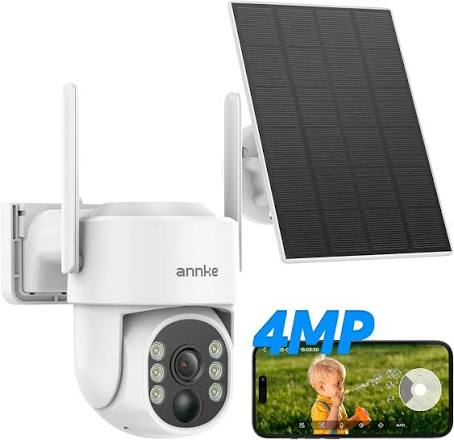 CAMERA SOLAIRE WIFI, 1x Objectif Rotatif - ANNKE