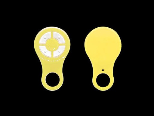 [11695] TELECOMMANDE 04 CANAUX KEY JAUNE SUB44YR