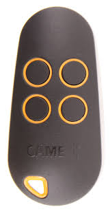 [12096] TELECOMMANDE 04 CANAUX NOIRE/ORANGE CAME - TOPD4FRN