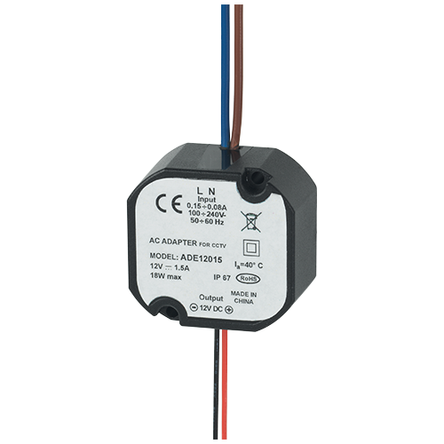 [11218] ALIMENTATION 12VDC/1,5Ah, RONDE - SEWOSY 