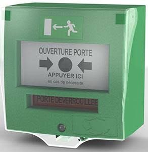 BOITIER VERT P/ OUVERTURE D'URGENCE BTV DMV2C
