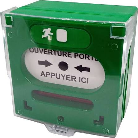 [12301] BOITIER VERT P/ OUVERTURE D'URGENCE SHOKV3