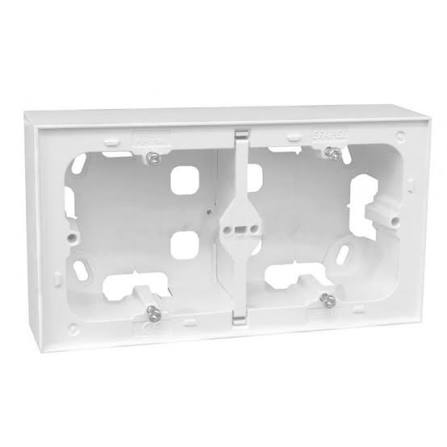 [11200] Boîtier en Saillie, Double, P/ Inter WALLI - FIBARO 