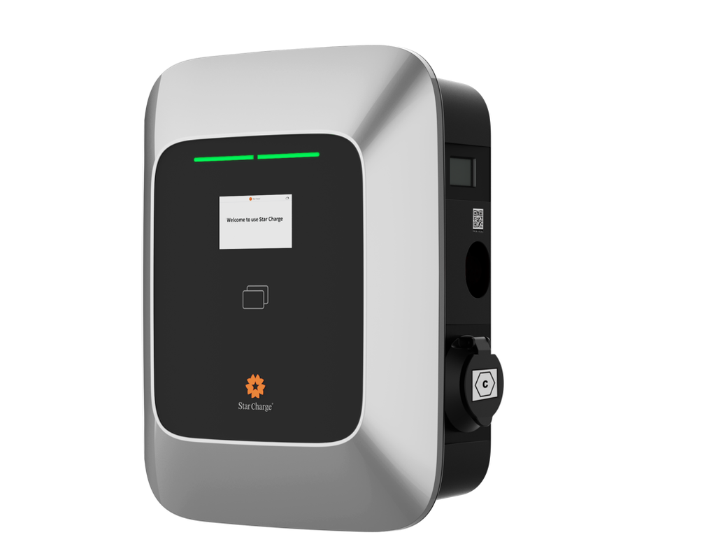 BORNE DE RECHARGE SATURN 22 - TRIPHASÉ 22 KW