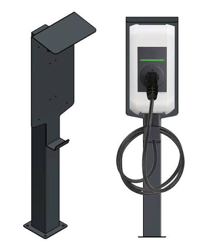 Colonne en Metal P/ Borne AURORA Star Charge
