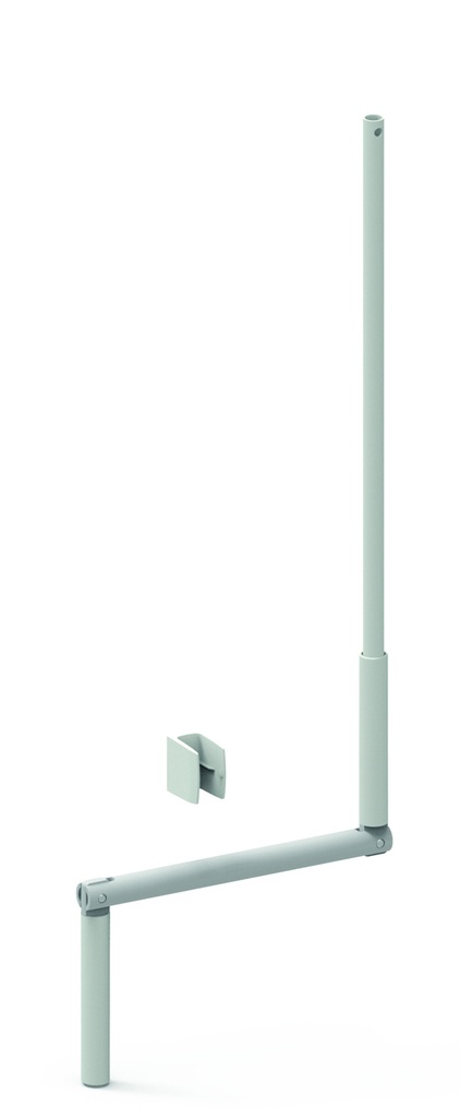 MANIVELLE ZF OSCILLANTE + CLIP MURAL - E801GA
