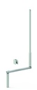 MANIVELLE ZF OSCILLANTE + CLIP MURAL - E801GA