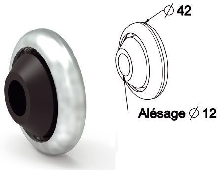 [10930] ROULEMENT ZF BAGUE INTERIEUR ACIER Ø42-AL12