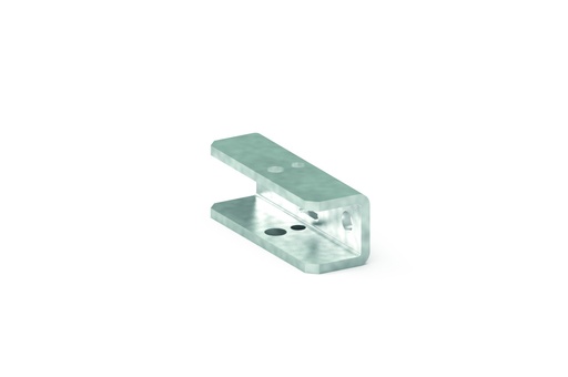 [10933] SUPPORT ZF EN U RENFORCÉ CARRÉ 16-10 + VIS