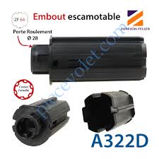 EMBOUT ESCAMOTABLE ZF64 CRABOT FEMELLE - A322D