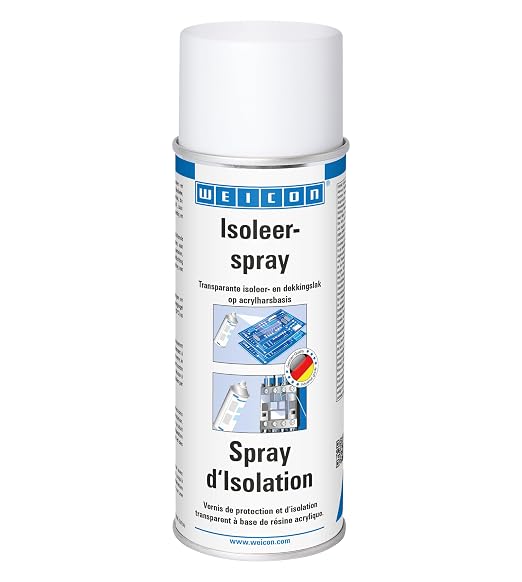 Spray d'Isolation 400 ml, laque isolante transparente à base de résine acrylique - WEICON