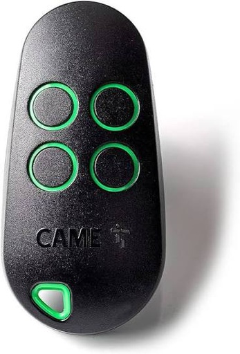 TELECOMMANDE 04 CANAUX NOIRE/VERT CAME - TOPD43REN