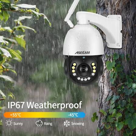 CAMERA WIFI, 1x Objectif Rotatif, 8MP, PTz, Zoom 4X - ALI