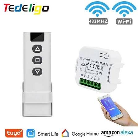 TELECOMMANDE RADIO, TUYA, P/ STORE & VR, 1 Canal, Blanche - TEDELIGO